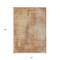 Homeroots 5' X 8' Terra Cotta And Copper Abstract Washable Indoor Outdoor Area Rug 587309 - alternate 7