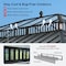 Sunjoy Kingston 16x12 Gazebo, Steel & PC Roof Hardtop Gazebo, Curtain and Netting, Woodgrain Aluminum Posts A10204388000 - alternate 7