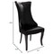 Leisuremod Novara Collection Modern Wooden Dining Chair in Black, 2PK NC20BL2 - alternate 8