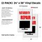 Signmission Flat Screen Tv Repair, Vinyl Decals Only 24 Inch x 36 Inch, Vinyl Decal, 2PK DSB-2436-2PACK-Flat Screen Tv Repair - alternate 2