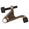 Prosource Heavy-Duty Hinge Pin Door Stop, 2-3/4 in Projection, Die-Cast Zinc & Plastic, Antique Brass H20-B031-PS - alternate 1