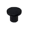 Laurey 1in Cylindical Knob - Wynwood - Matte Black 12520 - alternate 1