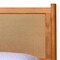 Baxton Studio Jenn Golden Brown Wood Japandi 5-Piece Queen Size Bedroom Set with Distressed-Finished Rattan 253-13897-13946-13946-13947-13948-ZORO - alternate 8
