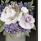 Homeroots Lilac Mason Jar Floral 2 White Framed Print Wall Art 416140 - alternate 3
