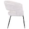 Leisuremod Gavin Series Modern Chair Black Frame in Beige GDC52BG - alternate 9