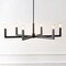 Jonathan Y Darcy 35" 6-Light Grand Modern Industrial Adjustable Geometric Architectural Square-Arm Candle-Style JYL9561B - alternate 10