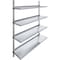 Amgood 16 in. x 60 in. Four-Tier Metal Wall Mount Shelf AMG WSD-1660 X 2-Z - alternate 1