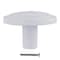 Brixwell Contemporary Round Cabinet Knob For Kitchen And Hardware Gloss White BXB3443GW - alternate 3