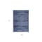 Homeroots 4' X 6' Denim Blue And Navy Blue Abstract Indoor Outdoor Area Rug 545502 - alternate 8