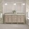 James Martin Vanities Lorelai 72" Dbl Vanity, Whitewashed Oak, w/ 3 CM Siberian Silestone Top w/FreePower Wireless Charger 424-V72-WWO-FSFR - alternate 7