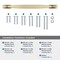 Amerock Highland Ridge 12 inch 305mm Center-to-Center Champagne Bronze Appliance Pull BP55323CZ - alternate 4