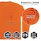 Ergodyne Hi-Vis Shirt, M, Orange, Long Sleeve 21823 - alternate 5