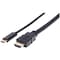 Manhattan USB-C to HDMI Cable, 4K@30Hz, 2m, Black, Male to Male, Three Year Warranty 151764 - alternate 1