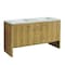 James Martin Vanities Hudson 60'' D Vanity, Light Natural Oak w/ Victorian Sil Top w/FreePower Wireless Charger 435-V60D-LNO-FVSL - alternate 8