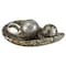 Homeroots 8" Green Silver And Gold Polyresin Decorative Bowl With Orbs 468374 - alternate 4