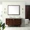 James Martin Vanities Amberly 60'' S Vanity, Mid-Century Walnut w/ Victorian Sil Top w/FreePower Wireless Charger 670-V60S-WLT-FVSL - alternate 8