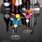 Dinewares 2 Piece Premium Clear Stem Crystal Martini Glasses with Gold Rim and Diamond-like QI004760.GD.2 - alternate 5