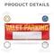 Signmission Valet Parking Variable, 24 Inch x 72 Inch, Vinyl Banner B-72-30906 - alternate 2