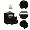 Homeroots 20" Wood Two Drawer Nightstand 453293 - alternate 4