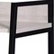 Homeroots 37" Natural and Black Metal Three Tier Ladder Bookcase 486297 - alternate 4