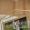 Fabulaxe 9x7" Horizontal Decorative Gold Metal Floating Easel Back Picture Frame QI004845.S - alternate 5