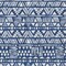 Homeroots 5' X 8' Navy Blue And Ivory Southwestern Washable Indoor Outdoor Area Rug 594179 - alternate 6