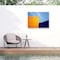 Trademark Fine Art Outdoor Canvas Art - Harry Verschelden  'Yellow Blue Geometry' Wall Art for Patios, or Gardens 1X32374-OC1419WR - alternate 4