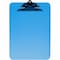 Business Source Spring Clip Plastic Clipboard, Blue, 12PK BSN01863BX - alternate 2