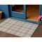 Homeroots 3' X 5' Beige Ivory And Green Plaid Washable Indoor Outdoor Area Rug 597075 - alternate 1