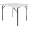 Simple Spaces Simple Spaces BT036X001A Square Folding Table, 660 lb Weight Capacity, White BT036X001A - alternate 1