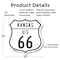 Signmission Kansas Route Marker Shield Sign Us 66, 12 Inch X 12 Inch, Aluminum Metal Sign SHI-A-12-384 - alternate 3