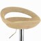 Elama 2 Piece Adjustable Rattan Barstool in Tan with Chrome Base ELM-905-TAN - alternate 6