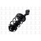 Fcs Struts Suspension Strut And Coil Spring Assembly 1333818L - alternate 4