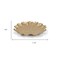 Homeroots 12in Gold Metal Handmade Leaf Trinket Tray 713009 - alternate 8