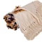 Homeroots 50" X 60" Ivory Blue and Yellow Woven Cotton Striped Throw Blanket with Tassels and Fringe 548948 - alternate 5