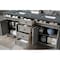 James Martin Vanities Brittany 72'' D Vanity, Urban Gray w/ Parisien Bleu Silestone Top w/FreePower Wireless Charger 650-V72-UGR-FPBL - alternate 8