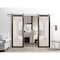 Sartodoors Sturdy Double Barn Door with Frosted Glass Planum 2113 84x84 (2* 42x84) Solid Core Modern Interior PLANUM2113DB-S-CA-84 x 84 (2* 42x84) - alternate 5