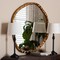 Baxton Studio Urania Wall Mirror - Irregular Shape Accent Mirror with Antique Goldleaf Frame 262-14360-ZORO - alternate 3