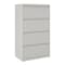 Hirsh 30" W 4 Drawer Lateral File Cabinet, Light Gray, A4/Legal/Letter 14978 - alternate 1