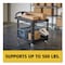 Rubbermaid Commercial Structural Foam, 500 lb Load Capacity, 2 Shelves, 25.25" W FG452500BLA - alternate 13