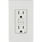 Leviton SmartlockPro Self-Test 15A White Residential Grade Tamper Resistant 5-15R GFCI Outlet R42-GFTR1-0KW - alternate 6
