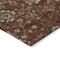 Homeroots 8' X 10' Brown Tan And Red Floral Washable Indoor Outdoor Area Rug 603434 - alternate 5