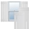 Ekena Millwork True Fit PVC Four Board Spaced Board-n-Batten Shutters, White , 23W x 42H, PR TFP101SBF23X042WH - alternate 1