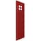 Ekena Millwork True Fit PVC San Antonio Mission Style Fixed Mount Shutters, Fire Red, 18W x 45H, PR TFP001ST18X045BR - alternate 7