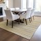 Homeroots 5' X 8' Gold Gray And Ivory Striped Washable Indoor Outdoor Area Rug 597242 - alternate 4