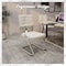 Leisuremod Benmar Modern Office Chair with Faux Leather Sled Base Task Chair & Arms BGO19TL - alternate 4