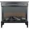 Edendirect 24 in. Freestanding 3-Sided glass Electric Fireplace in Black ZR-W1769P166908 - alternate 8
