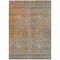 Homeroots 9' X 12' Gray Charcoal And Orange Abstract Washable Indoor Outdoor Area Rug 588928 - alternate 8