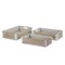 Homeroots Set of Three Brown Solid Wood Crate, 3PK 487703 - alternate 6