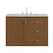 James Martin Vanities Laurent 36" Single Vanity, Honey Oak w/ 3 CM Eternal Jasmine Pearl Silestone Top 545-V36-HNO-3EJP - alternate 8